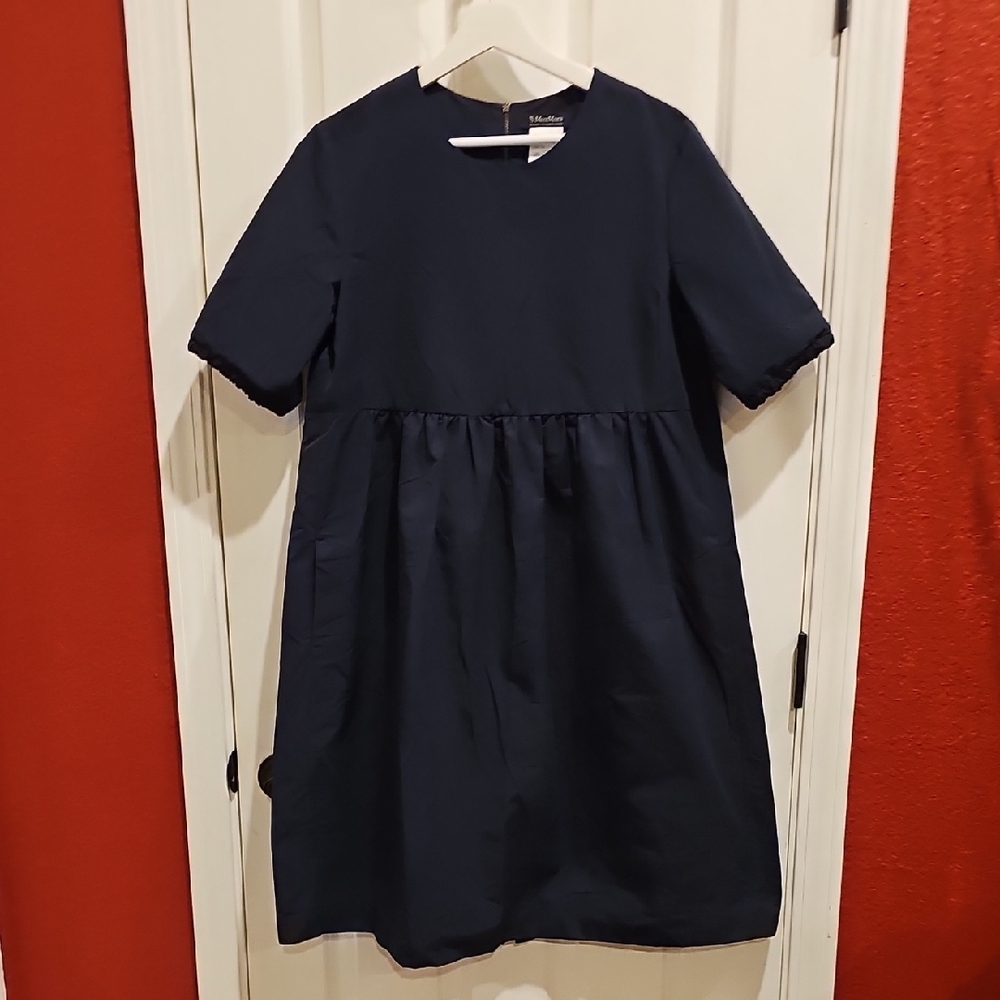 MaxMara Dark Blue Midi Dress